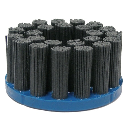 Weiler 4" Nylox Disc Brush Rectangular Filament 80SC Fill 7/8" Arbor Hole 85826